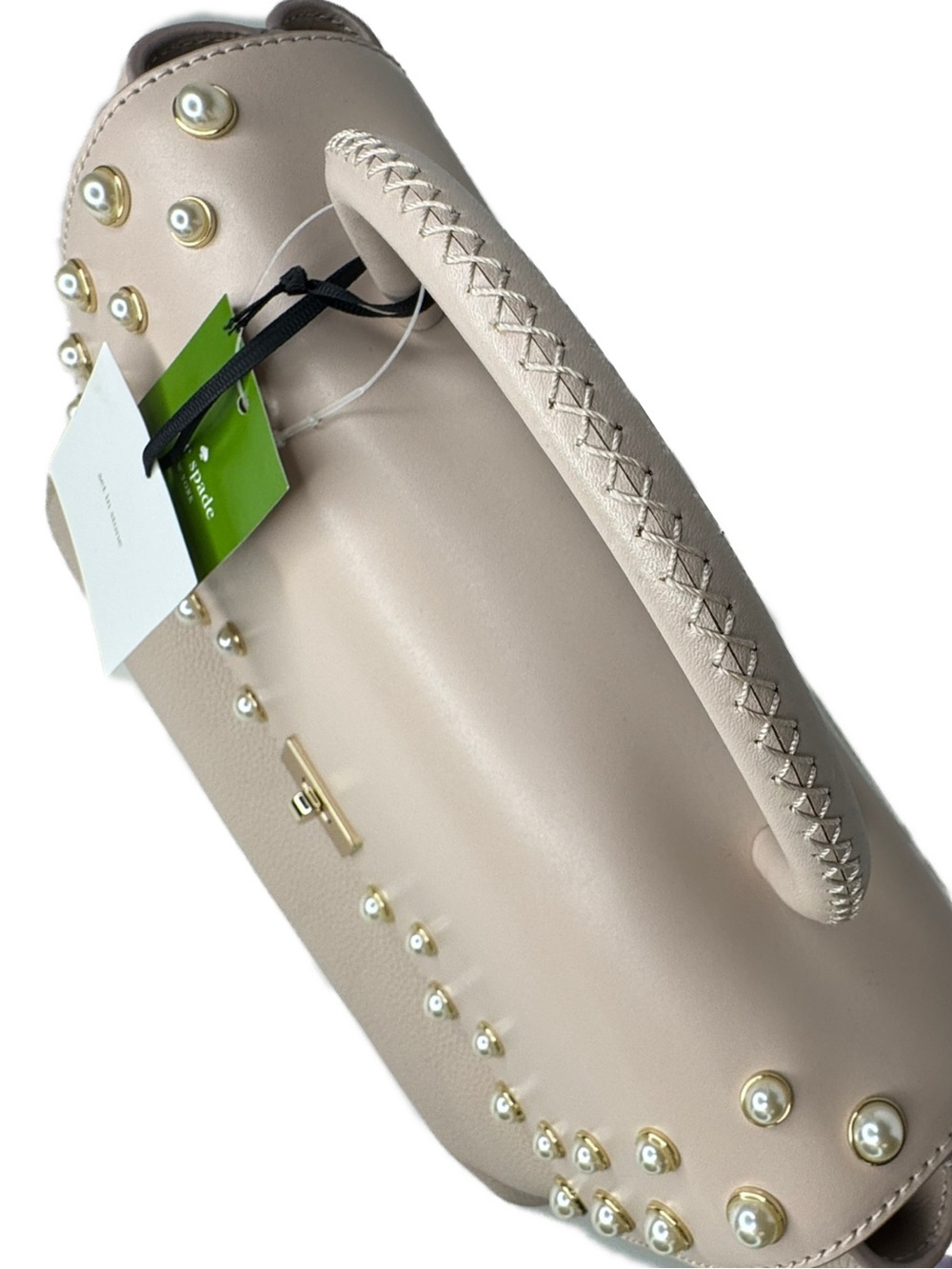 Kate Spade New York Serrano Place Pearl Dorina Beige Pink 249369 Bag NWT - Picture 5 of 16